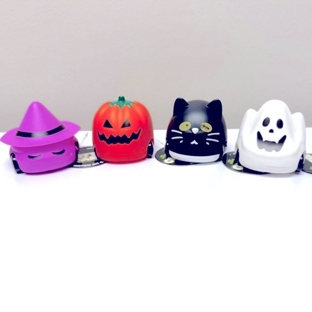 New Set of 4 LED lit Critter Cars Halloween Themed by Target Bullseye Playground